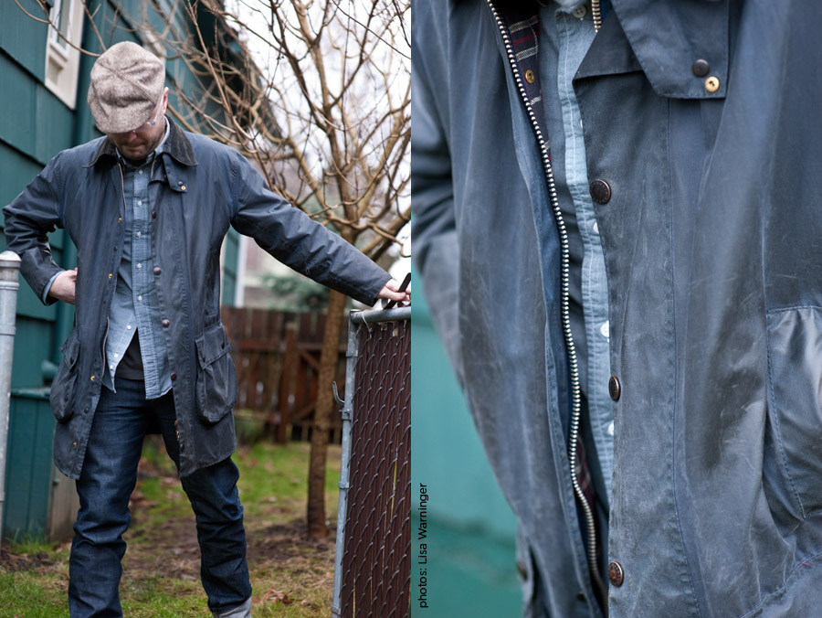 barbour jacket rewaxed